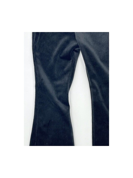 Dzwony dziewczęce welur prążek Lambda