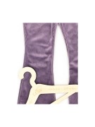 Dzwony dziewczęce welur prążek Lambda