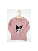 Bluzka dziewczęca długi rękaw Kuromi