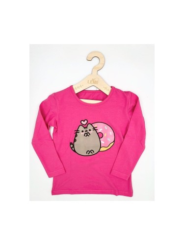 Bluzka dziewczęca długi rękaw Pusheen