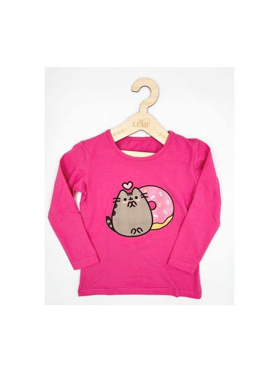 Bluzka dziewczęca długi rękaw Pusheen