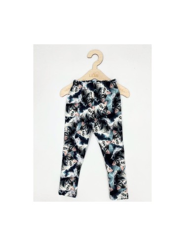 Legginsy dziewczęce ocieplane meszkiem w koty Dresmoda