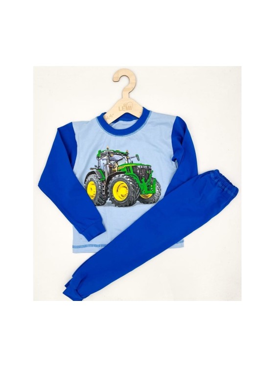 Piżama chłopięca dwuczęściowa bawełna TRAKTOR Amir
