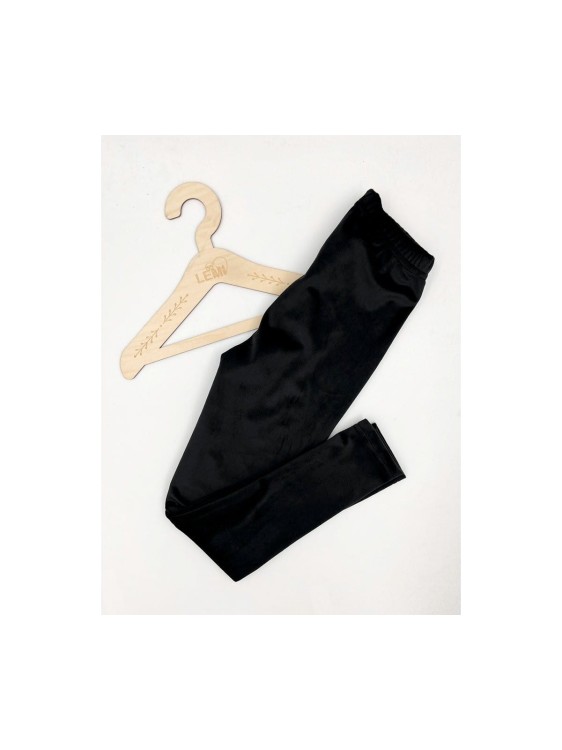 Legginsy dziewczęce bawełna welur Milbo