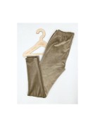 Legginsy dziewczęce bawełna welur Milbo