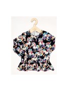 Bluzka dziewczęca z falbanką Jednorożce 2 AIPI