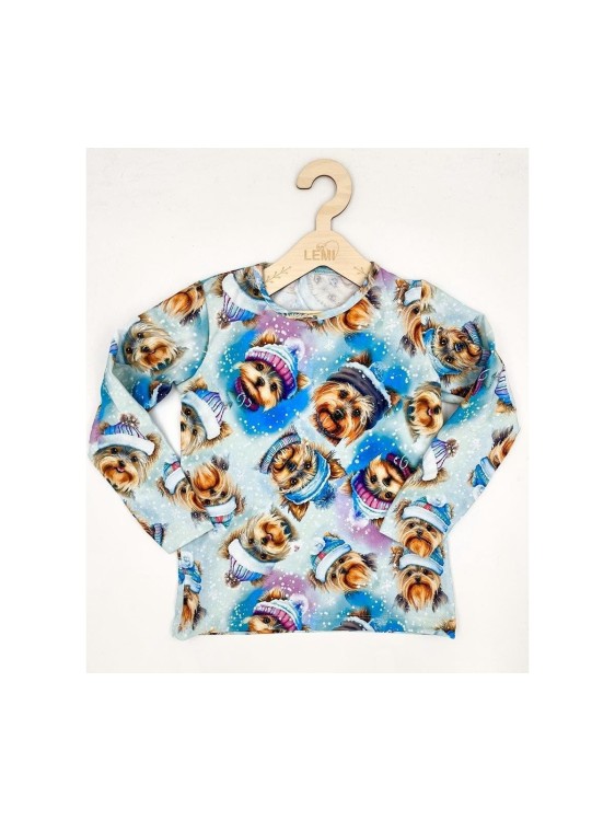 Bluzka dziewczęca w pieski Amir