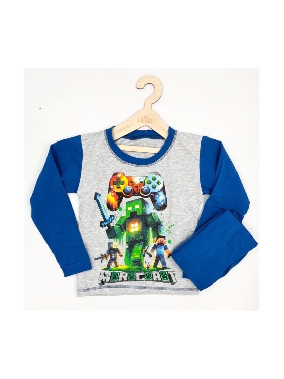 Piżama chłopięca dwuczęściowa  Minecraft 2  Amir