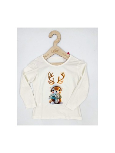 Bluzka dziewczęca bawełna RENIFEREK Milbo