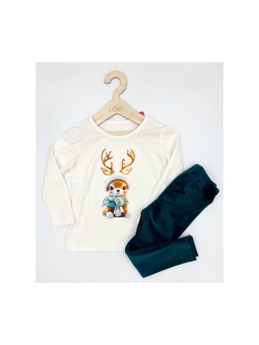 Bluzka dziewczęca bawełna RENIFEREK Milbo