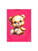 Bluzka dziewczęca bawełna długi rękaw MIŚ Milbo