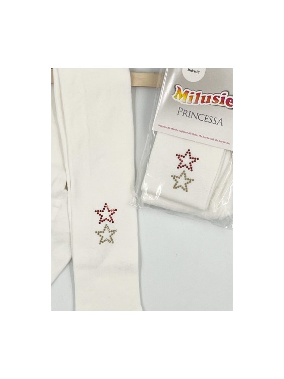 Rajstopy dziewczęce Milusie Princessa gwiazdki B 1264