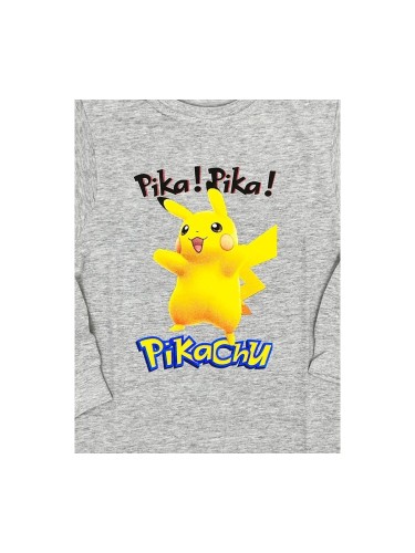 Bluzka chłopięca bawełna długi rękaw POKEMONY