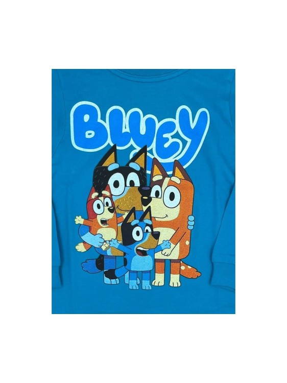 Bluzka chłopięca bawełna długi rękaw Bluey