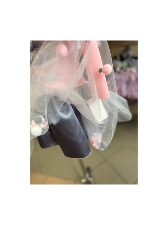 Sukienka dziewczęca tiul kulki BALETNICA Mała Lady