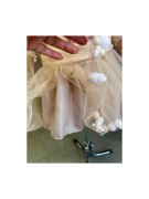 Komplet dziewczęcy bluza i spódniczka tiul kulki Mała Lady