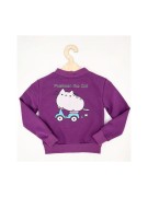 Bluza dziewczęca bomberka bawełna polska Pusheen na zamek