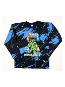 Bluzka chłopięca bawełna polska Minecraft marmurek