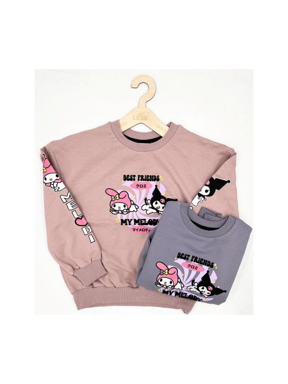 Bluza dziewczęca bawełna KUROMI Lidmar
