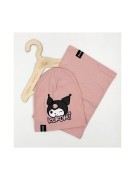 Komplet czapka plus komin dla dziewczynki wiosenny KUROMI 4-14 lat Focus