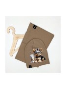 Komplet czapka plus komin dla dziewczynki wiosna polski PIES 4-14 lat