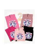 Komplet dziewczęcy czapka plus komin bawełna polskie Jednorożec 3-7 lat