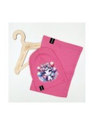 Komplet dziewczęcy czapka plus komin bawełna polskie Jednorożec 3-7 lat