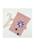 Komplet dziewczęcy czapka plus komin bawełna polskie Jednorożec 3-7 lat