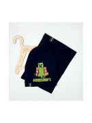 Komplet chłopięcy czapka plus komin wiosna Minecraft 3 Focus 4-14 lat