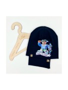 Komplet chłopięcy czapka plus komin bawełna polski wiosna ROBLOX 3-8 LAT