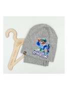 Komplet chłopięcy czapka plus komin bawełna polski wiosna ROBLOX 3-8 LAT