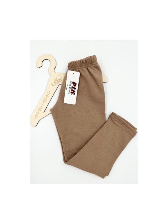 Legginsy gładkie na meszku PIK