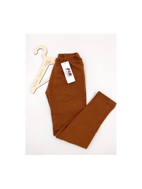 Legginsy gładkie na meszku PIK