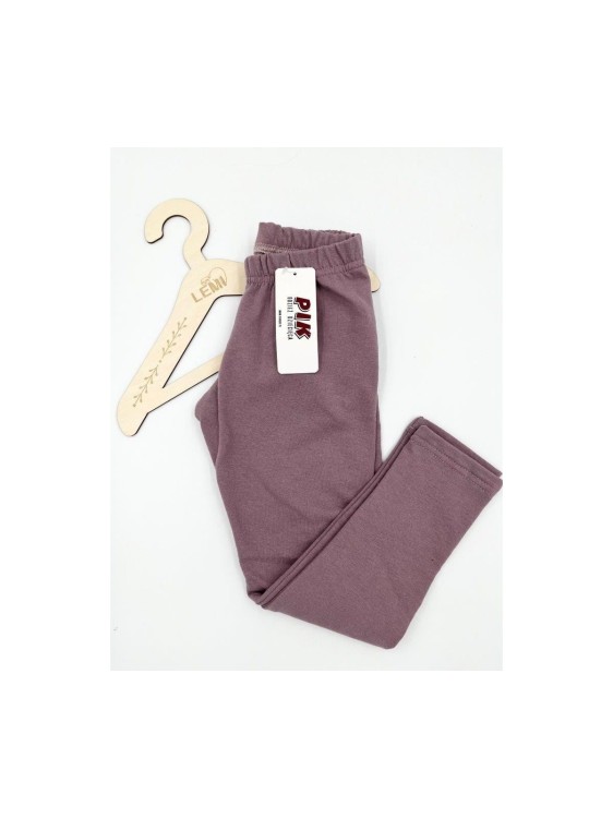 Legginsy gładkie na meszku PIK