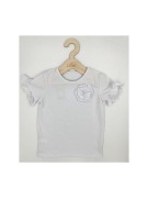 T-shirt dziewczęcy z kwiatkiem Aipi
