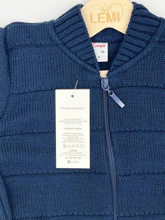 Sweter chłopięcy zamek Lusja